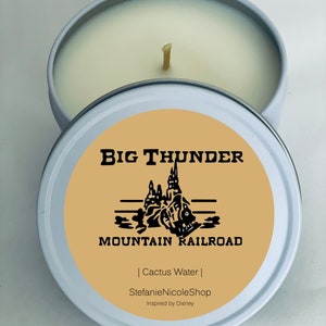 Thunder Mountain - Disney World Ride - Disney Candle - Inspired by Disney 8 oz.