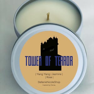 Tower of Terror - Disney World Ride - Disney Candle - Inspired by Disney 8 oz.