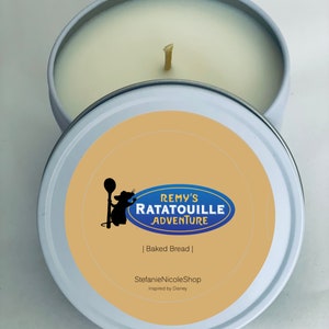 Remy's Adventure - Ratatouille - Disney World Ride - Disney Candle - Inspired by Disney 8 oz.