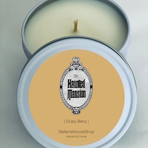 Haunted Mansion - Disney World Ride - Disney Candle - Inspired by Disney 8 oz.