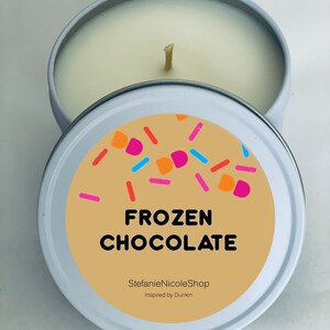 Frozen Chocolate -  Inspired by Dunkin - Dunkin Candles - 8 oz.