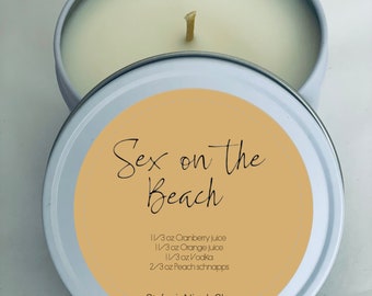 Sex on the Beach - Cocktail Candles 8 oz.