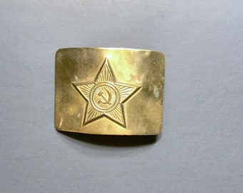 Vintage Belt Buckle Soviet Union USSR 