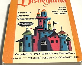 Vintage 1964 Disney Playing Cards New