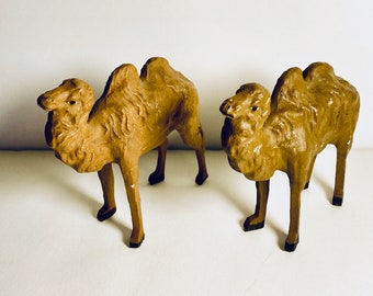 Vintage alemán Putz Camels Stick piernas para la Natividad