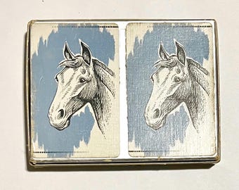 Vintage Canasta Deck with Horse back Gladstone Canasta