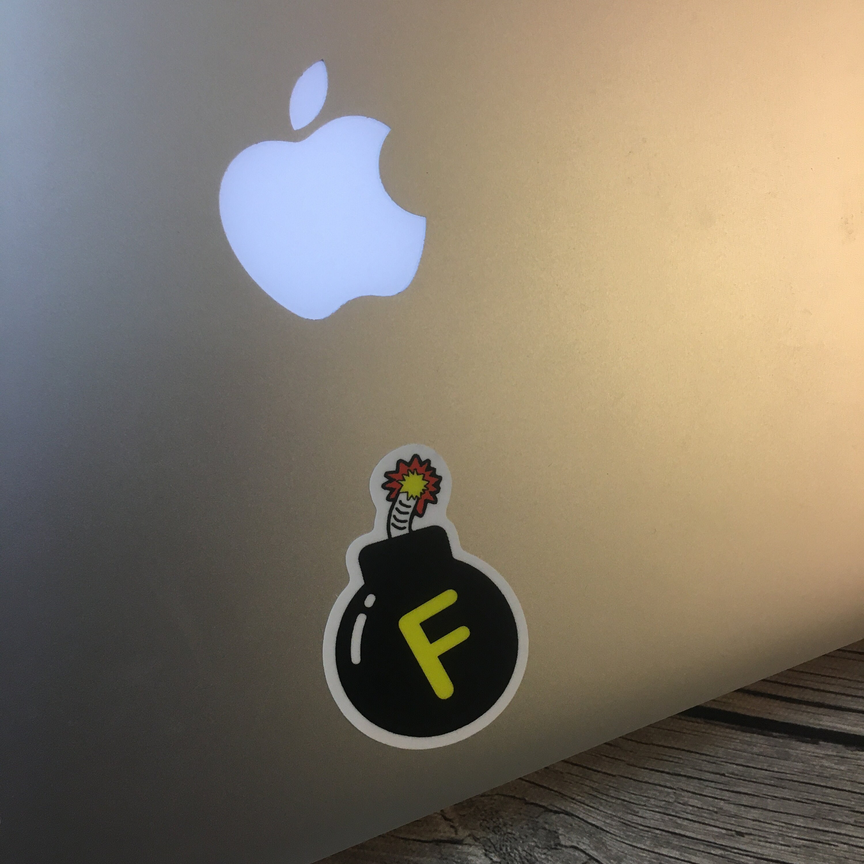 F-bomb Laptop Flask Stickers | F Bomb Vinyl Decals | Snarky Sarcastic ...