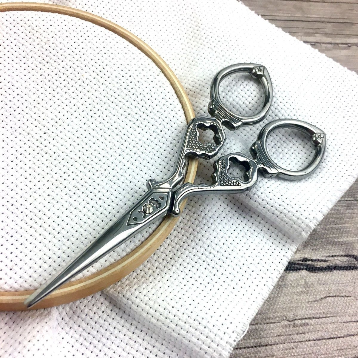 Sewing Embroidery Scissors, 3.5in Embroidery Scissors Crafting Threading  Scissors Cross Stitch Scissors Stainless Steel Small Craft Scissors for