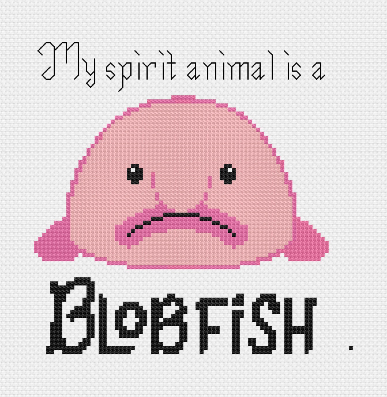 Blobfish Is My Spirit Animal Funny Blobfish Meme Acrylic Print by EQ  Designs - Pixels