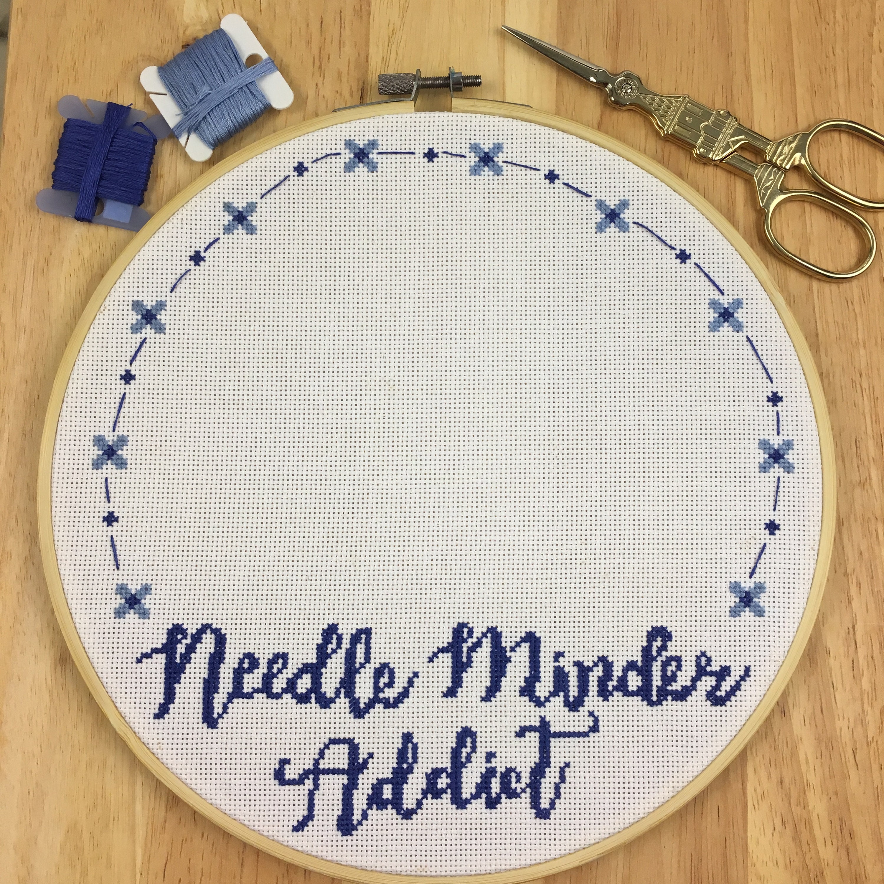PIC] Making my own needle minders : r/CrossStitch
