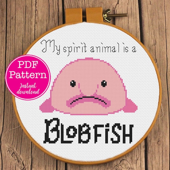 Blobfish Blob Face Sea Animal Pink Gift Idea - Blobfish - Magnet