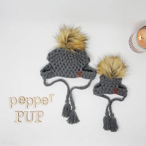 Crochet Pet Hat Crochet Dog Hat Crochet Cat Hat Crochet Dog Beanie Pet Cap Dog Beanie Pet Pom Pom Hat Pet Accessories Dog Gift Cat Gift
