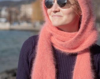 Knitting Pattern : Hooded Scarf, Hood, Bonnet, Balaclava Knitting Pattern : Hooded Scarf, Hood, Bonnet, Balaclava