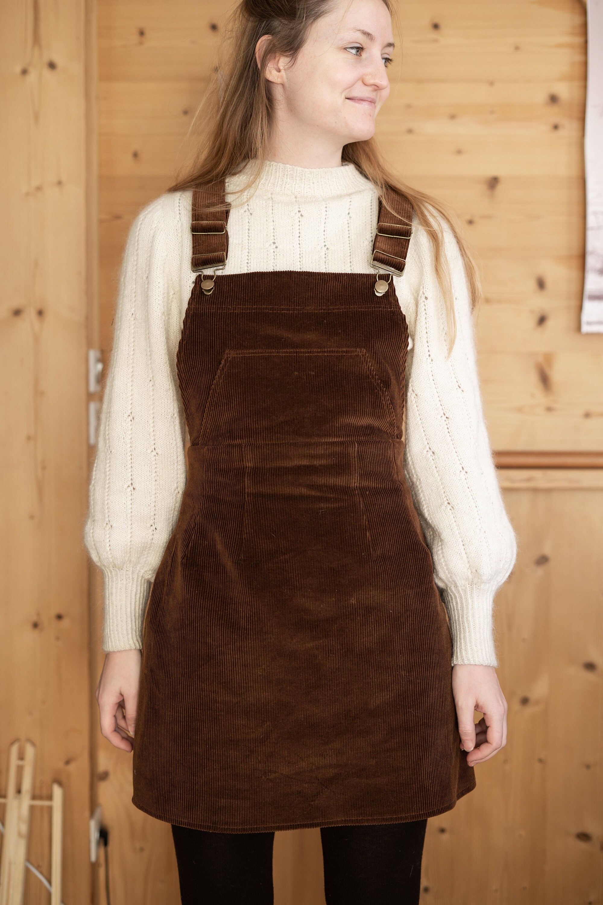 womens brown overall dress Brown Overall Dress