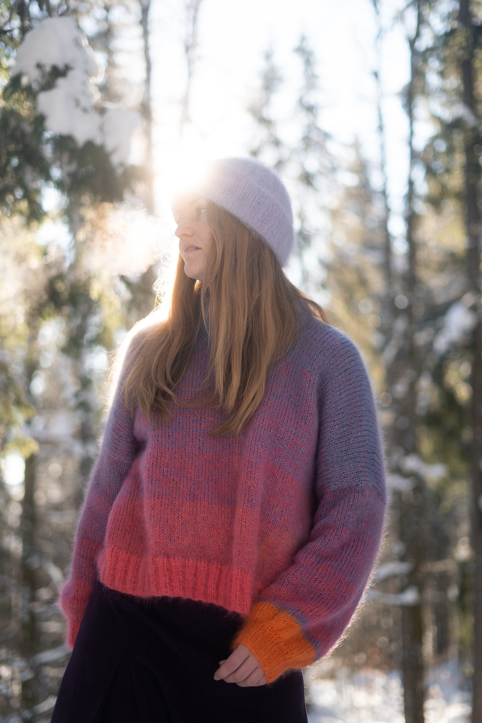 【COSYHARU】Arc mohair dangara knitwear COSYHARU】Arc mohair dangara knitwear (COSYHARU/ニット