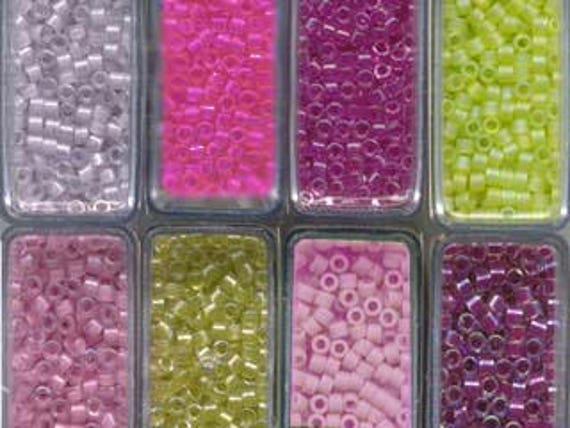 Miyuki Delica Mix Japanese Glass Seed Beads 11 0 In Flip Top Etsy Miyuki Delica Mix Japanese Glass Seed Beads 11 0 In Flip Top Etsy