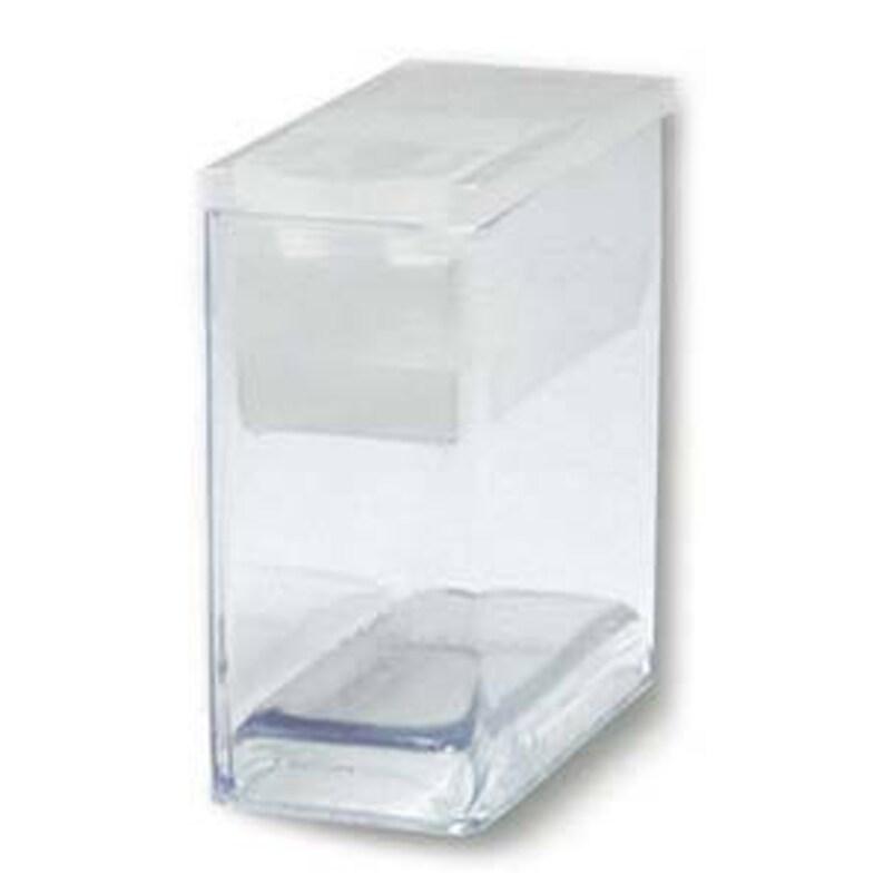 12 Clear Rectangular Storage Containers Boxes With Flip Tops Etsy