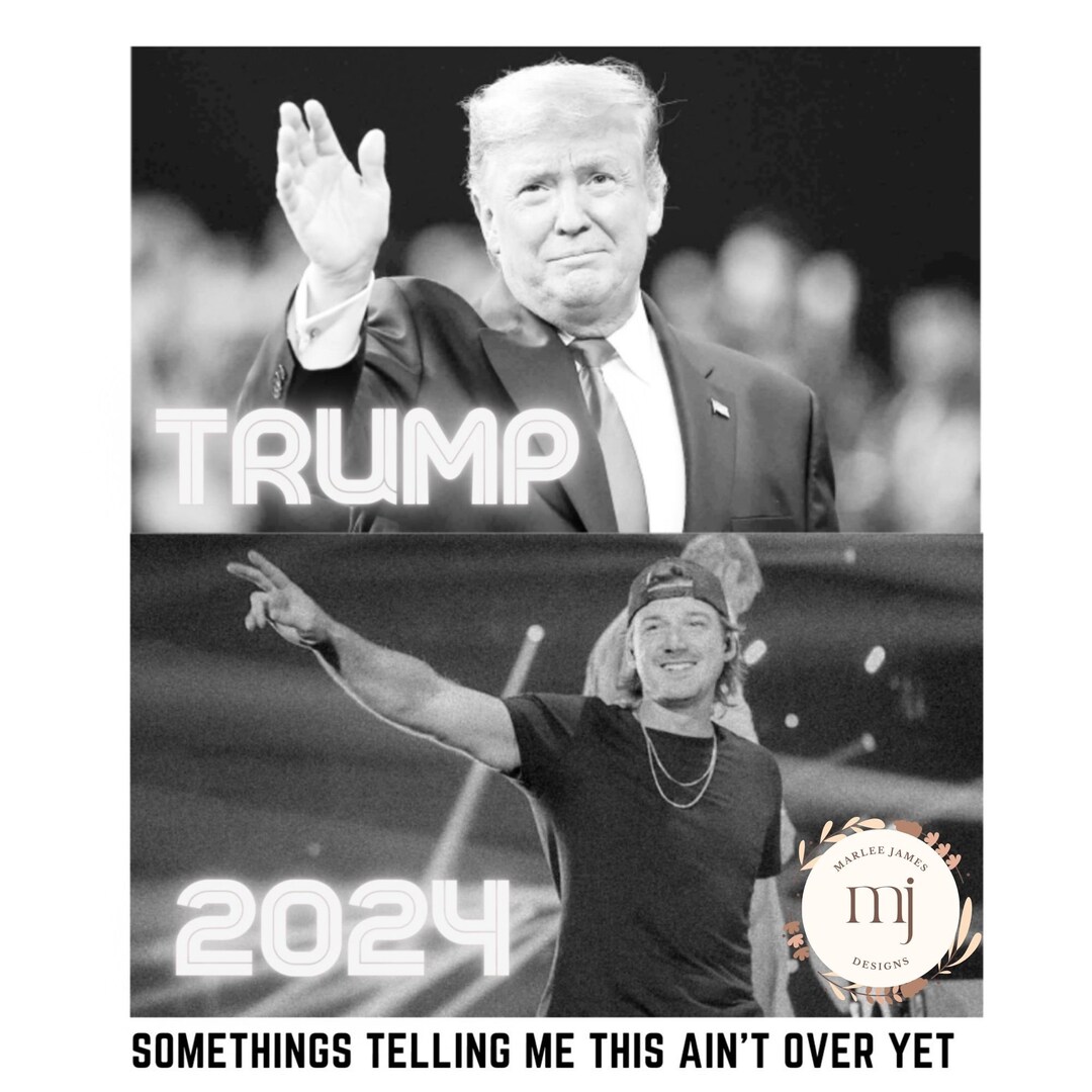 Somethings telling me this ain t over yet trump wallen etsy