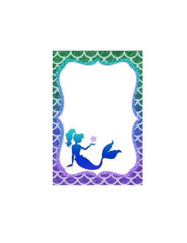 Mermaid Printable Set Mermaid Party Pack Printable Instant Download ...