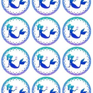 Mermaid Printable Set; Mermaid Party Pack; Printable Instant Download ...