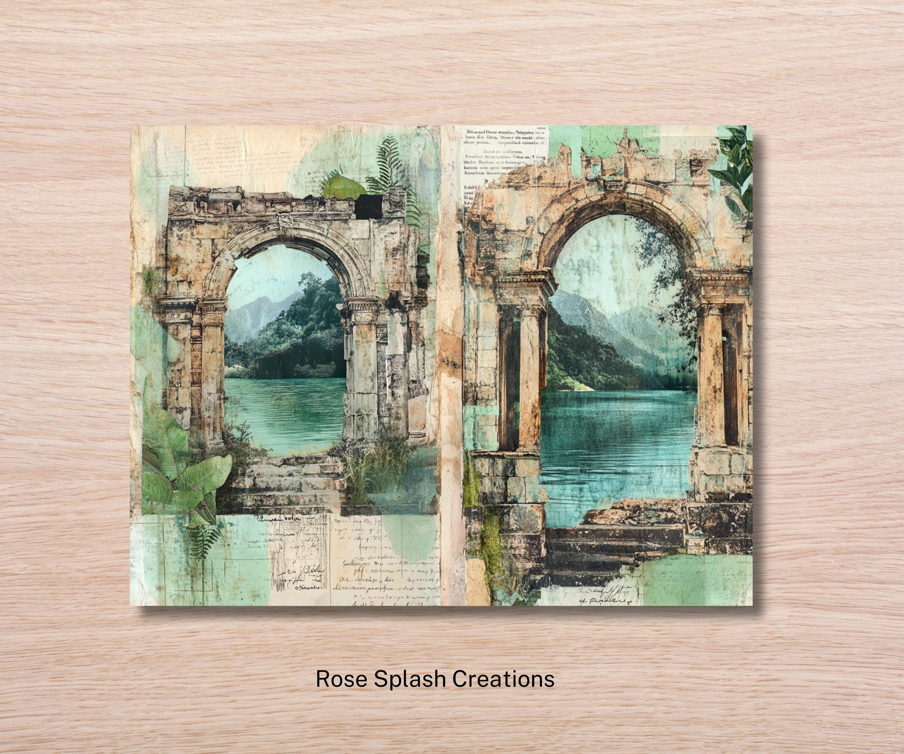 Ancient Ruins Printable Junk Journal PDF| Greek and Roman Inspired ...