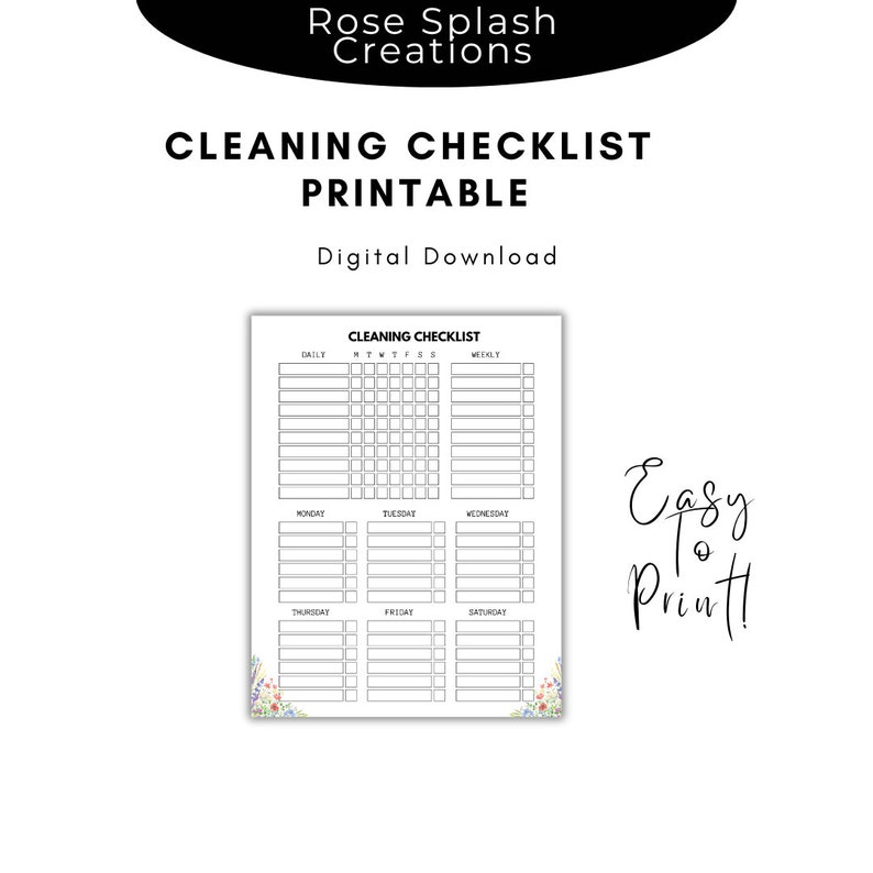 floral-cleaning-checklist-printable-pdf-cleaning-schedule-printable