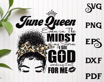 Download June Queen Svg Etsy
