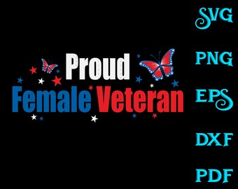 Download Female Veteran Svg Etsy