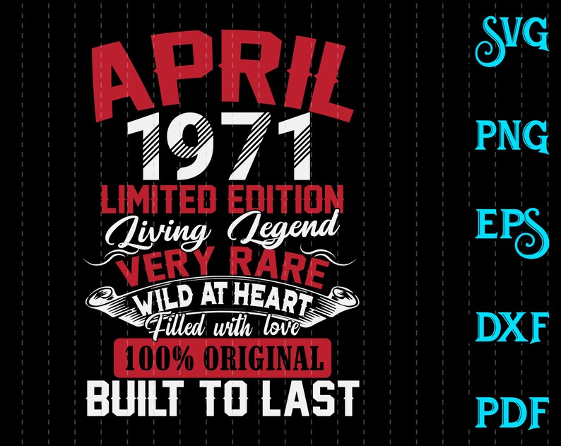 Free Free 50Th Birthday Svg Files Vintage 1971 Svg Free 677 SVG PNG EPS DXF File