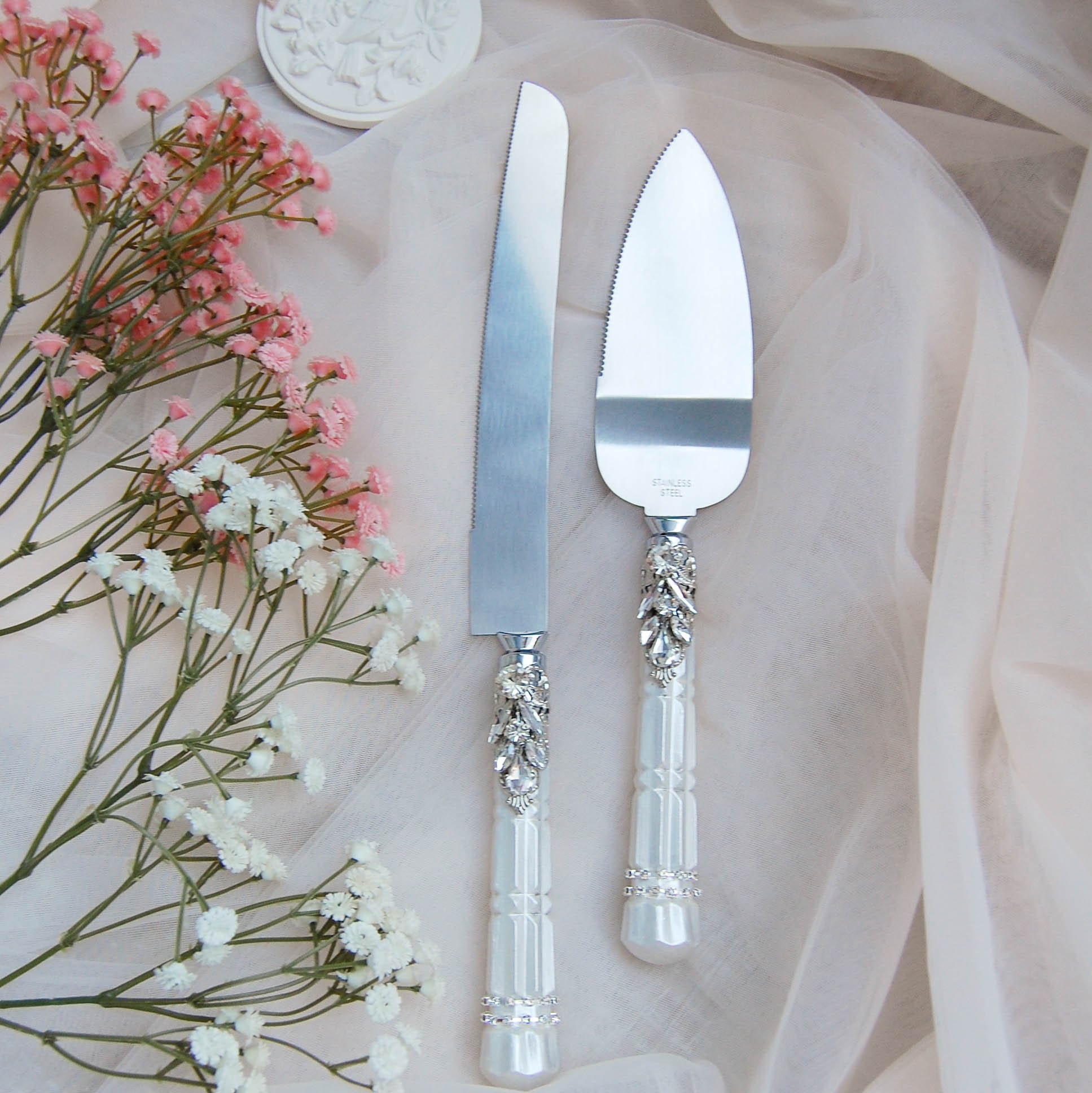 Cake Cutting Set Wedding Cake Knife and Server Set Wedding Etsy