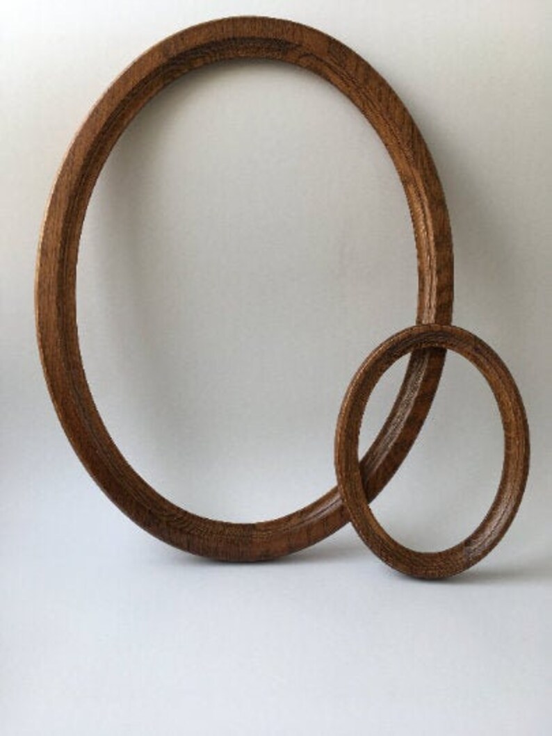Oval Wood Frame Wooden Picture Frame Oval Photo Frame With Etsy