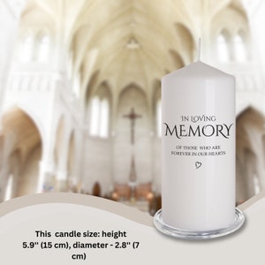 Loss Of Loved One | Memorial Candle | In loving Memory Candle | Sympathy Gift