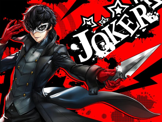 Persona 5 Joker Mask And Knife Etsy Israel