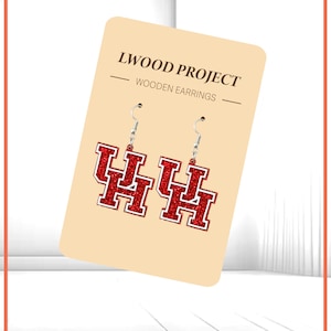 Handmade Acrylic Glitter Earrings