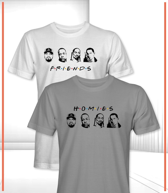 GRAPHIC TEES | Friends | Homies | Hip Hop | West Side | T-shirt - Etsy
