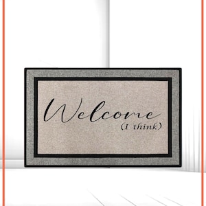 Zerbino di benvenuto personalizzato / Regalo di inaugurazione della casa / Regalo divertente / Nuova casa / Regalo di chiusura / Regalo di nozze