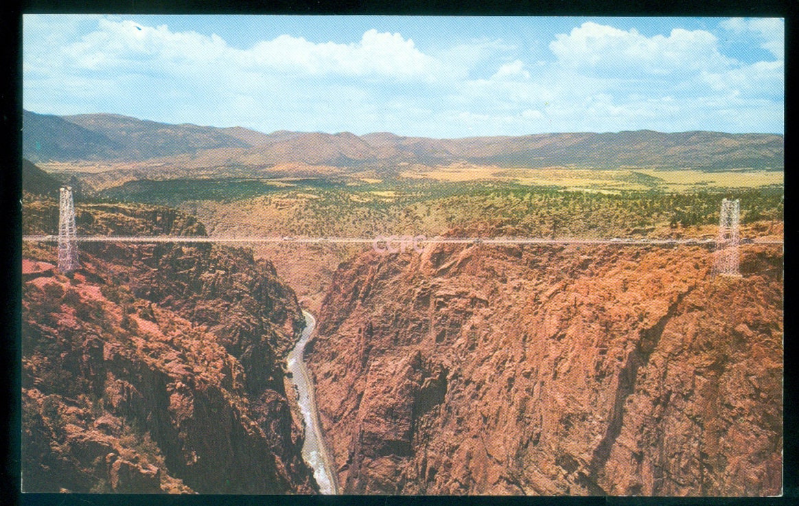 Royal Suspension Bridge Arkansas River Canon City CO Etsy