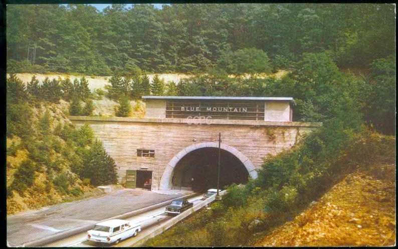 Pennsylvania Turnpike Blue Mountain Tunnel Vintage 1966 Photo | Etsy