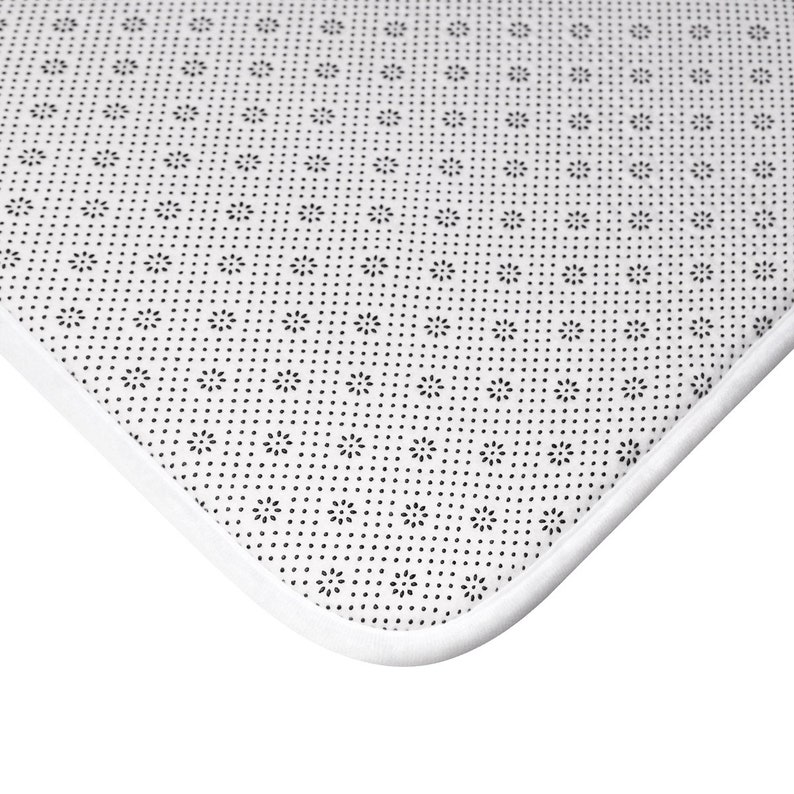 Red and Black Checkered Bath Mat and Rugs