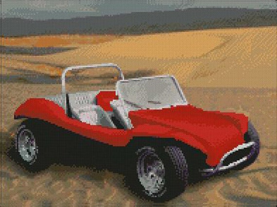 red beach buggy