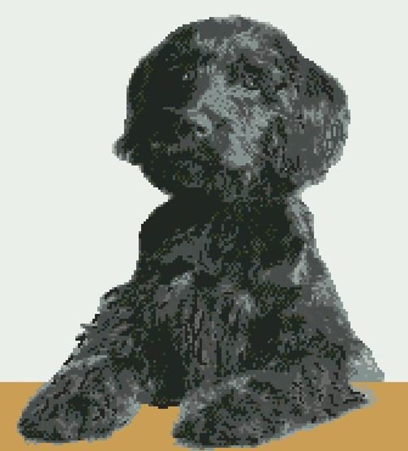 Labradoodle Dog Puppy Counted Cross Stitch Kit 12 X - Etsy
