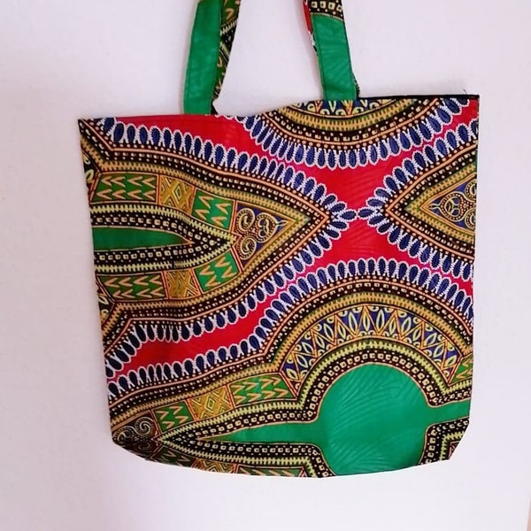 Tote Bag aus afrikanischem Stoff