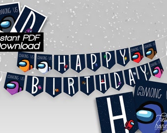 Game Birthday Banner Etsy