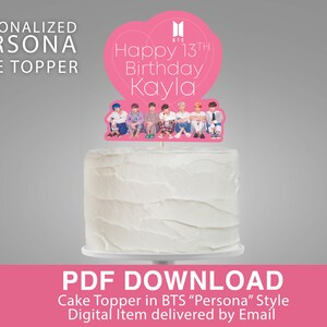 Bts Persona Banner Printable Etsy