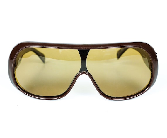 Original vintage mask 70s unisex sunglasses not u… - image 1