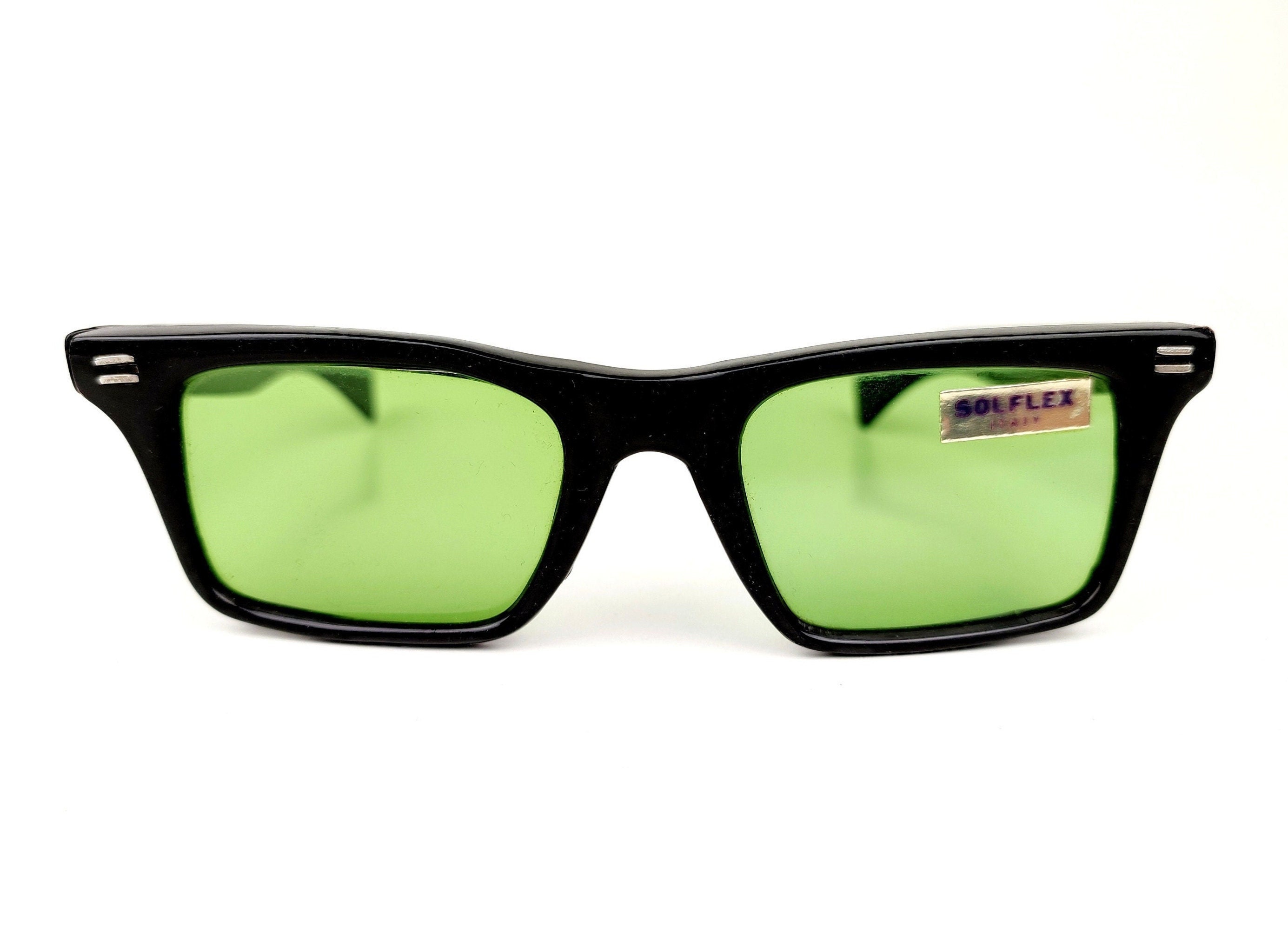 SOLFLEX ITALY Original Vintage 50s Mens Sunglasses Rare Etsy