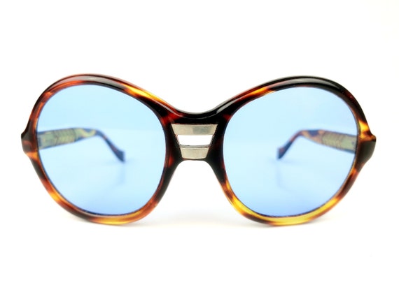 Original vintage 60s tortoise womens sunglasses n… - image 1