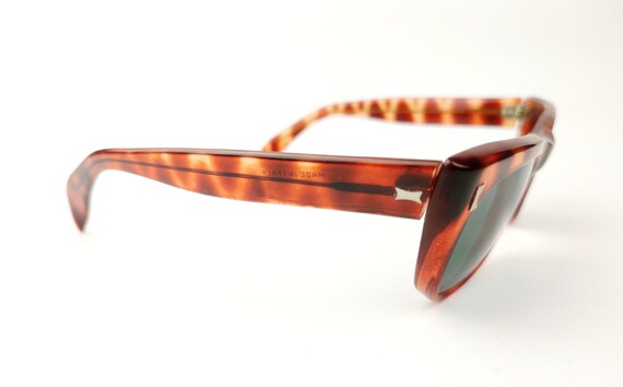 Original vintage 70s tortoise unisex sunglasses n… - image 2