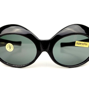 SUPERSOLFLEX ITALY original vintage 60s Jackie O womens sunglasses not used - rare