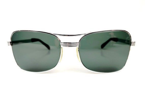 Original vintage 60s mens sunglasses not used - image 1